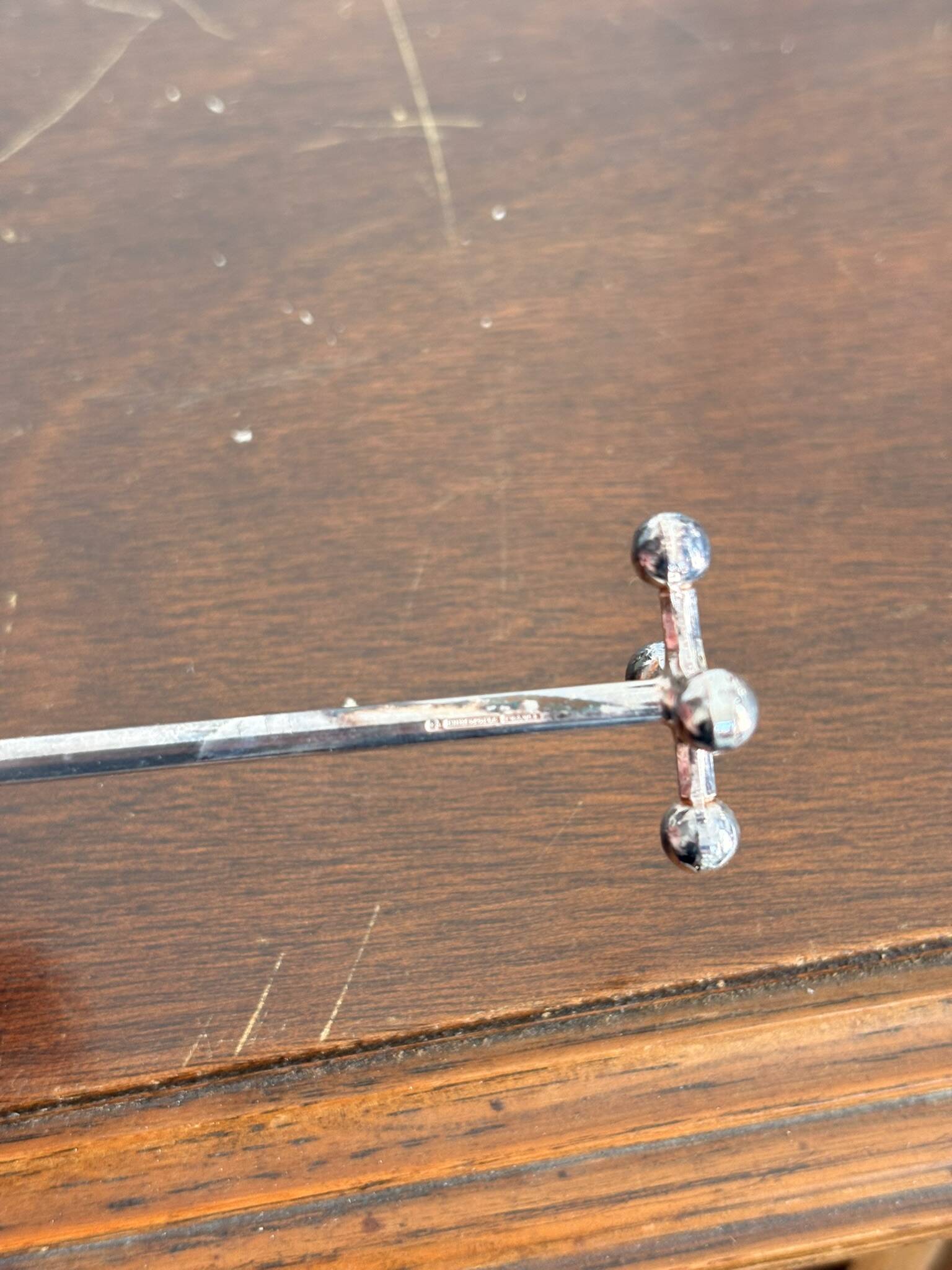 6x knife rests Christofle Silver-plated Christofle "4 Balls"