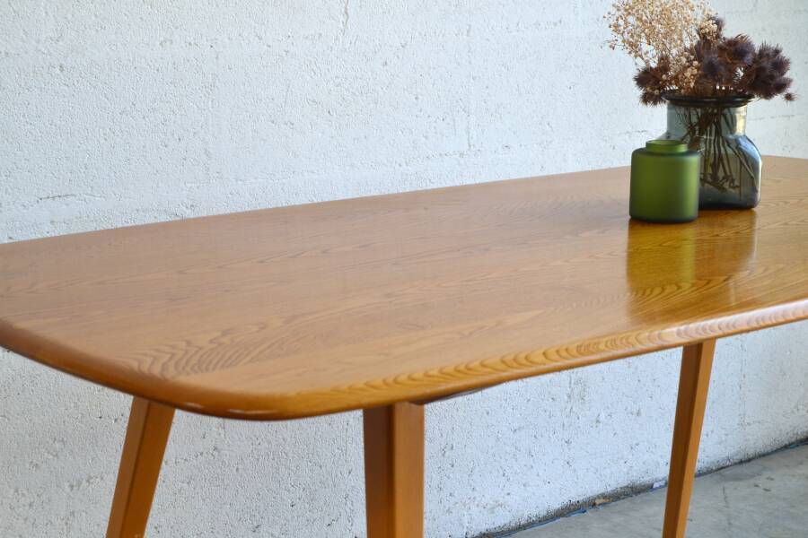 Rectangular table / desk by Ercol * 151 cm