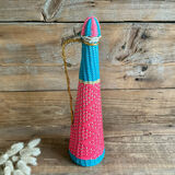 Vintage Scoubidou Bottle