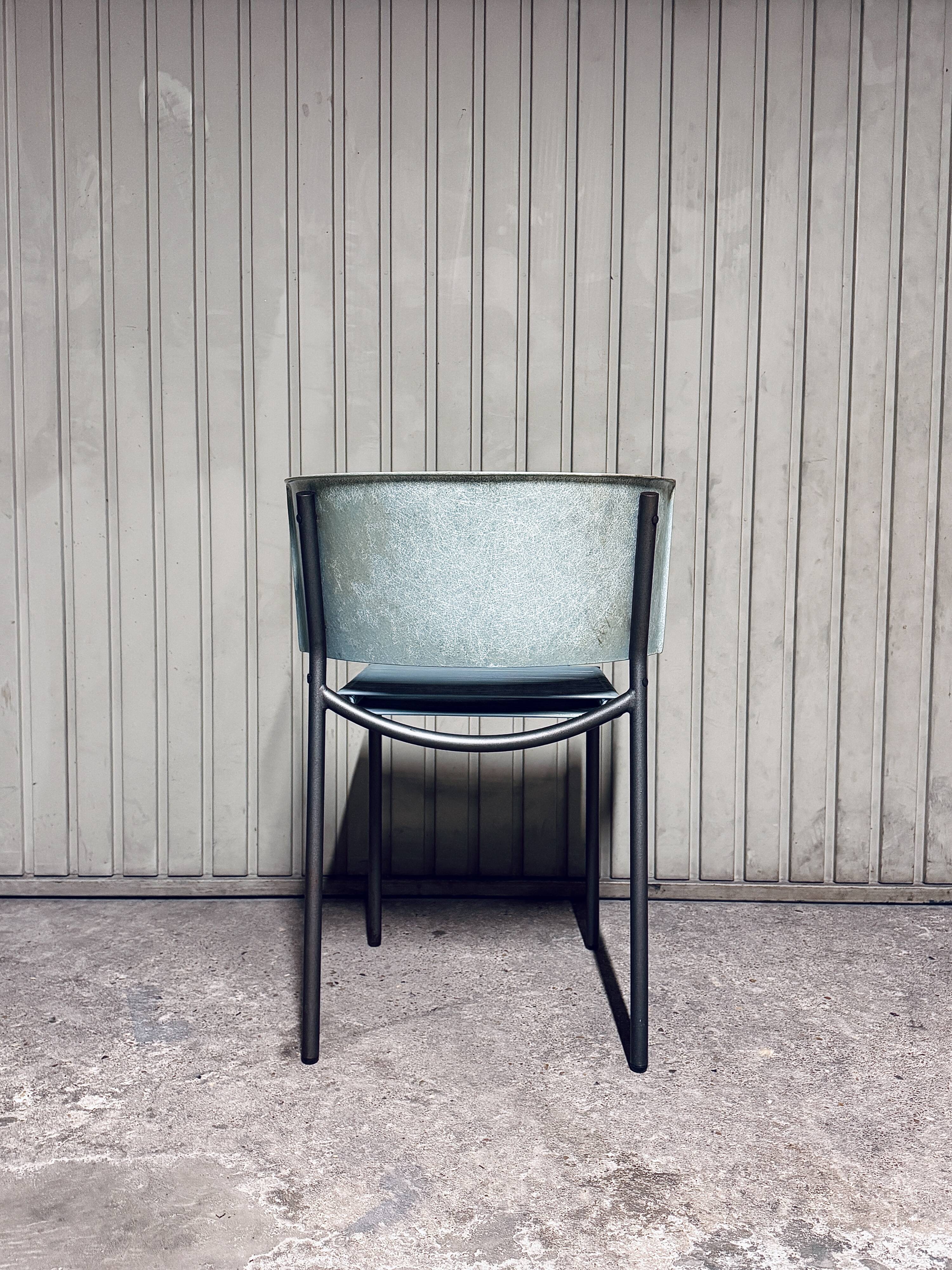 Lila hunter chair, fibreglass, Philippe Starck - XO - 1988