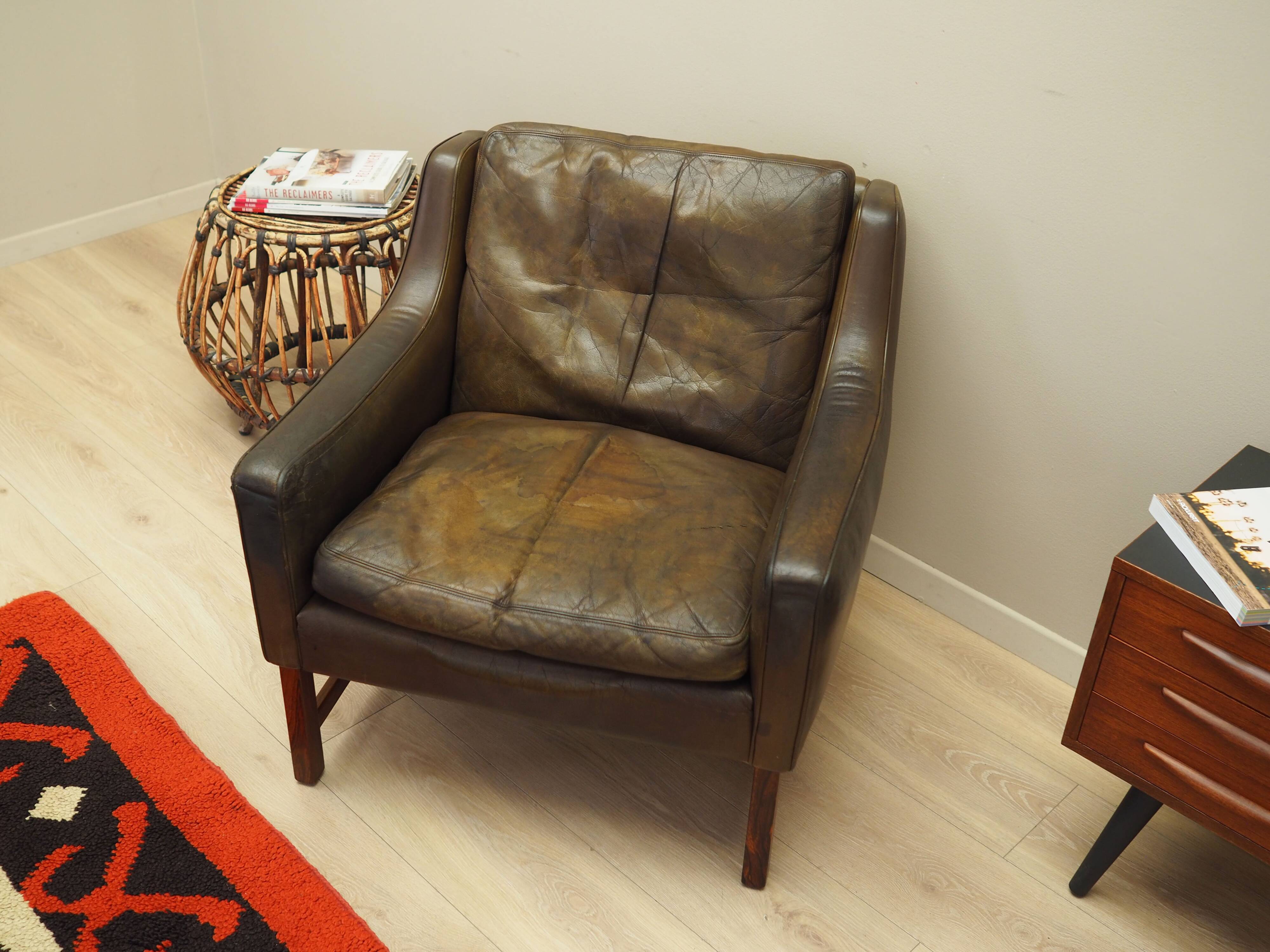 Rosewood armchair, Scandinavian design, 1960s, designer: Fredrik Kayser, pr