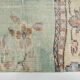 3x9 Light Green Persian Vintage Runner Rug, 81x282Cm