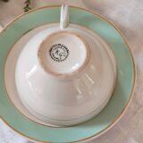 Set of 4 coffee cups with their sub-cups - KG Lunéville