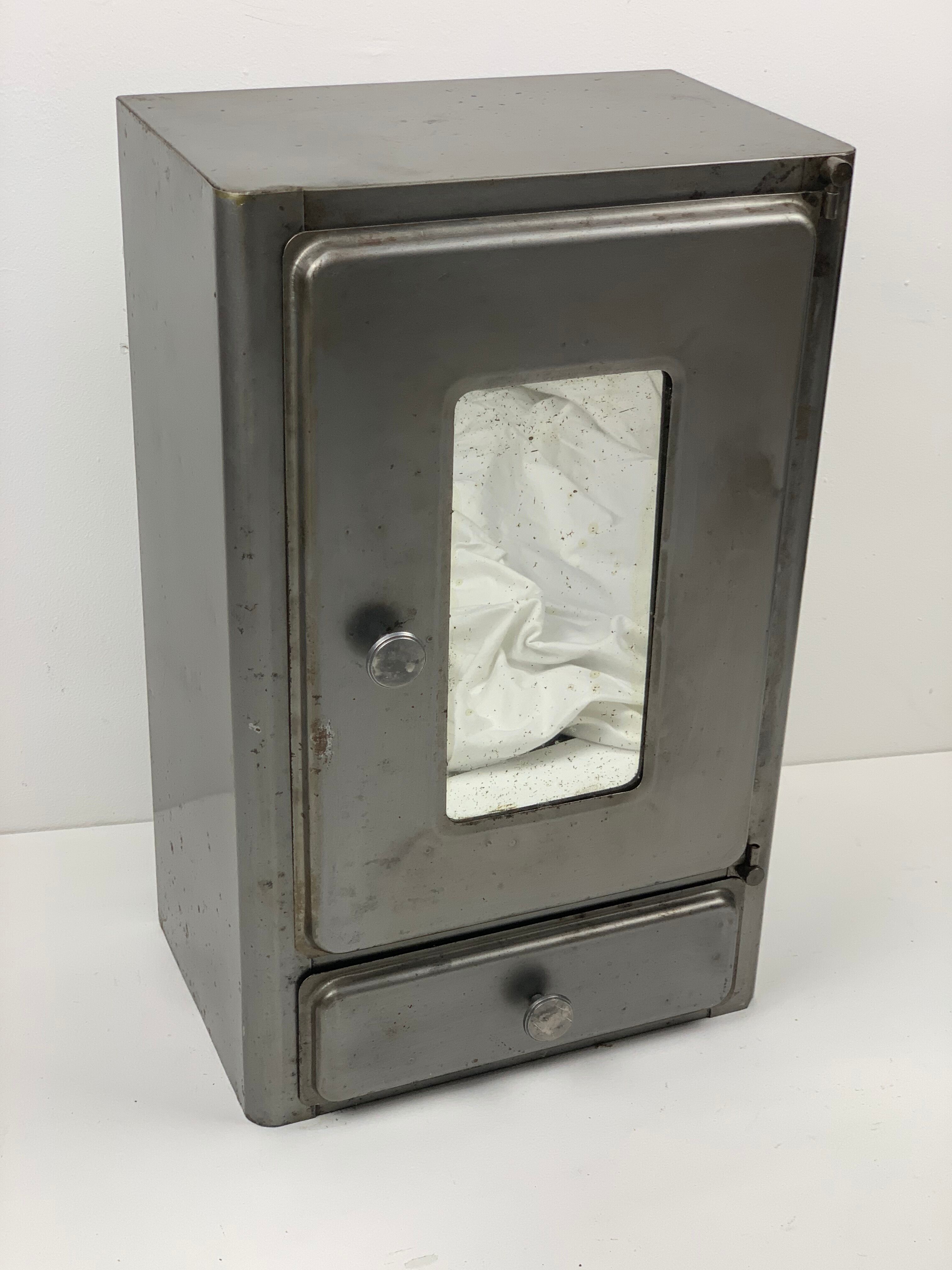 Vintage Pharmacy 1960 metal cabinet