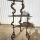 3-tier bronze napoleon iii pedestal table plant holder from the 19th century