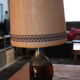 Seventie's bottle foot lamp
