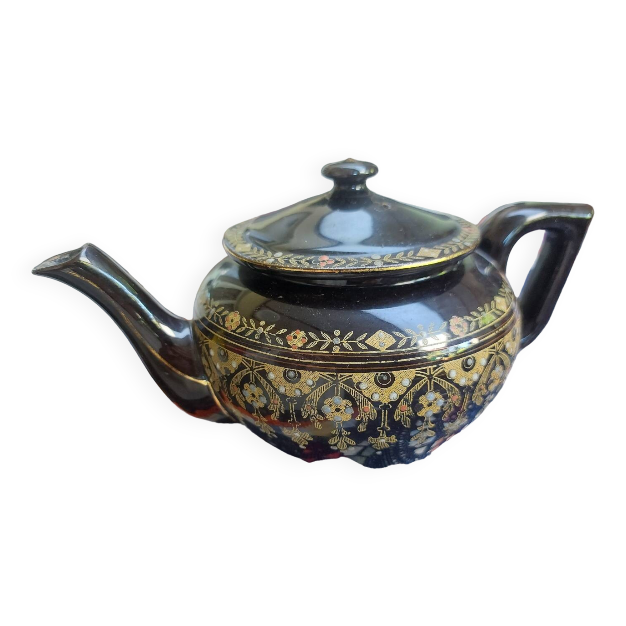 19th century teapot Sarreguemines