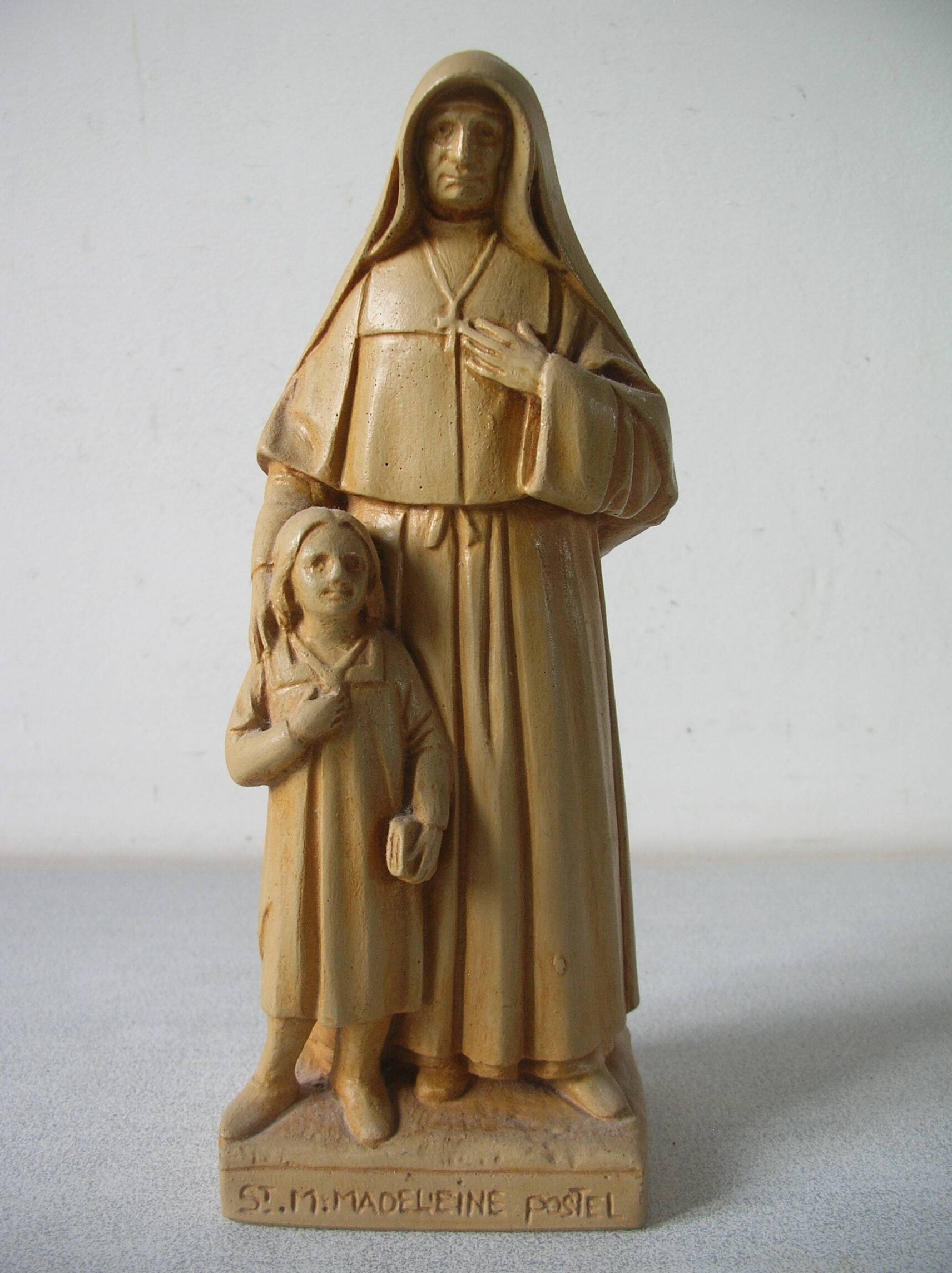 Old Catholic statue of Saint Mary Magdalene Postel 20 cm religion