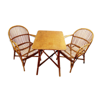 Rattan set