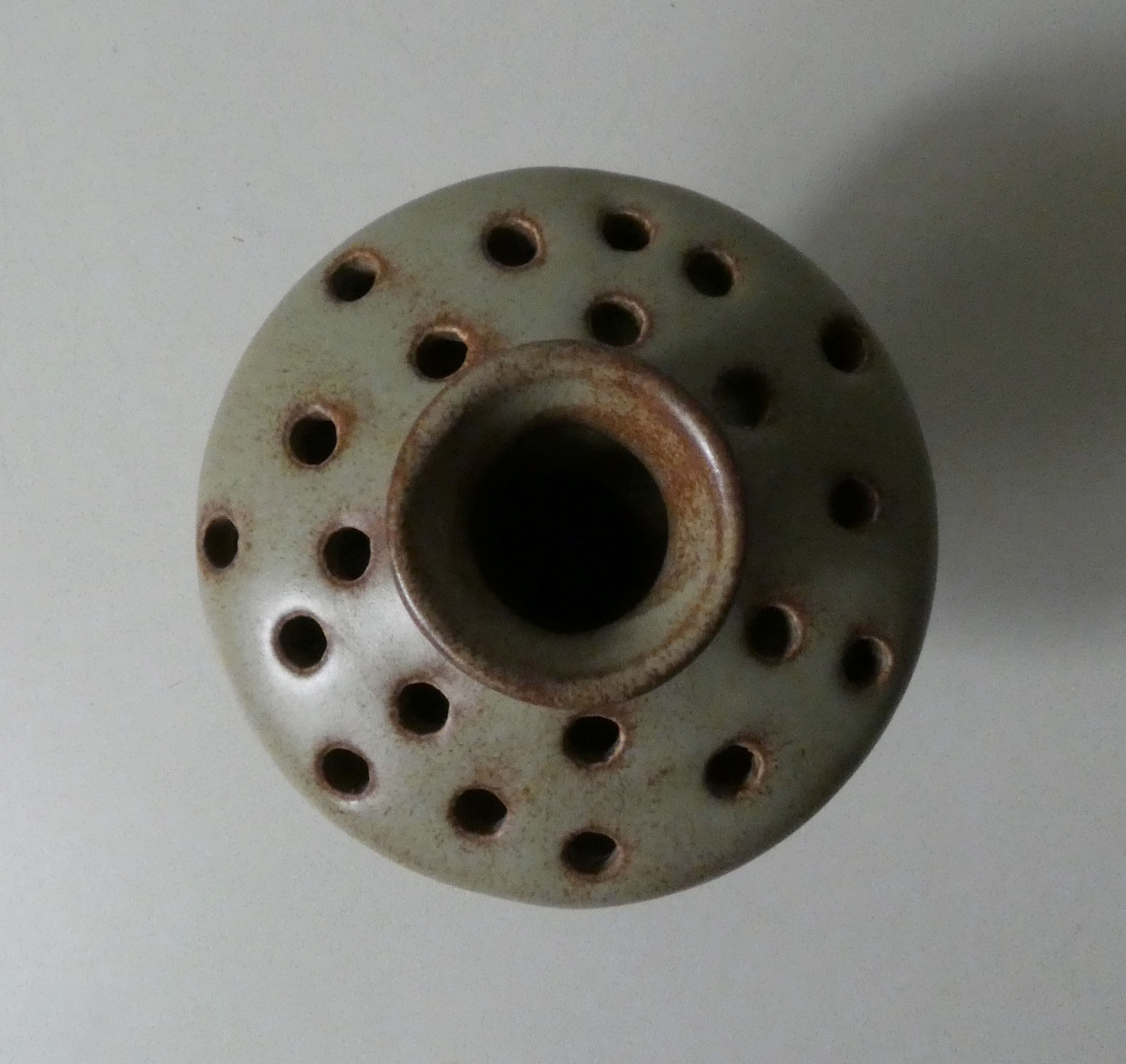 Sandstone vase vintage flowers