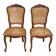 2 caned chairs in Louis XV style