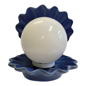 Lampe coquillage en céramique