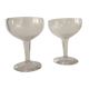 Set of two champagne glasses