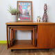 Extendable coffee table nest tables gigognes and beverage cabinet Mcintosh Tristor