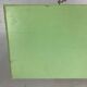 Green wooden bench