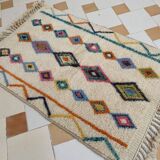 Colorful hand-woven Berber rug, size 150 x 250 cm