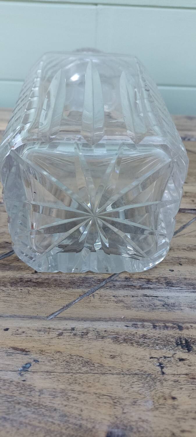 Crystal whisky carafe