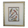 Cadre lithographique d'oiseaux