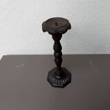 Old cast iron candle holder