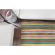 Vintage Turkish Oushak Handmade Wool Cotton Green Kilim Area Rug 160x190