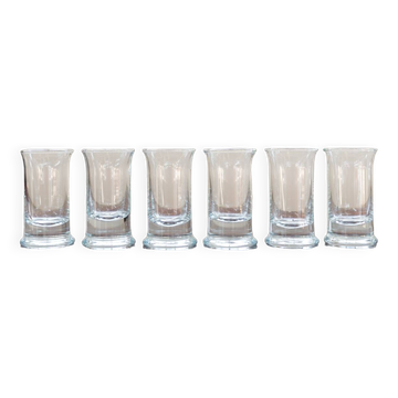 Crystal liqueur glasses, set of 6, 1970