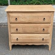 Vintage Bibus Louis XV commode renovated in oak from the 1950s.