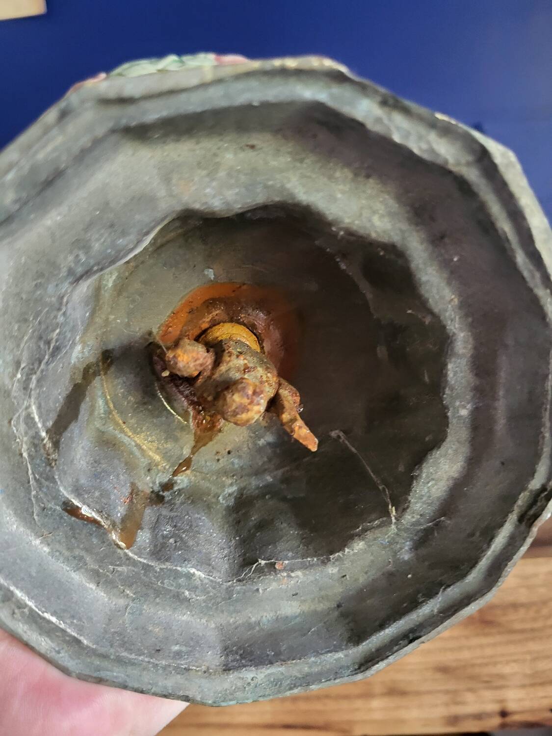 Cache pot barbotine