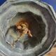 Cache pot barbotine