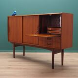 Teak highboard, Danish design, 1960s, production: Denmark