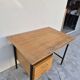 Vintage modernist design oak desk 1950s