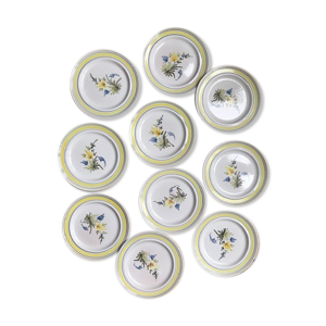 10 assiettes à dessert