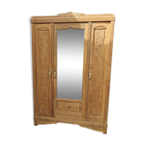 Art deco oak cabinet