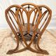 Art Nouveau sheet music or magazine holder, circa 1900, Thonet, turned beech wood