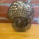 Panier Tressé Ancien Metal Argenté Vintage #E015