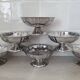6 dessert bowls by Guy Degrenne in 18/10 stainless steel