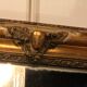 Miroir d'époque Restauration en bois stucké doré - 125x78cm