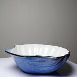 Large shell-shaped ceramic trinket dish, vintage 80s Christian Dior.