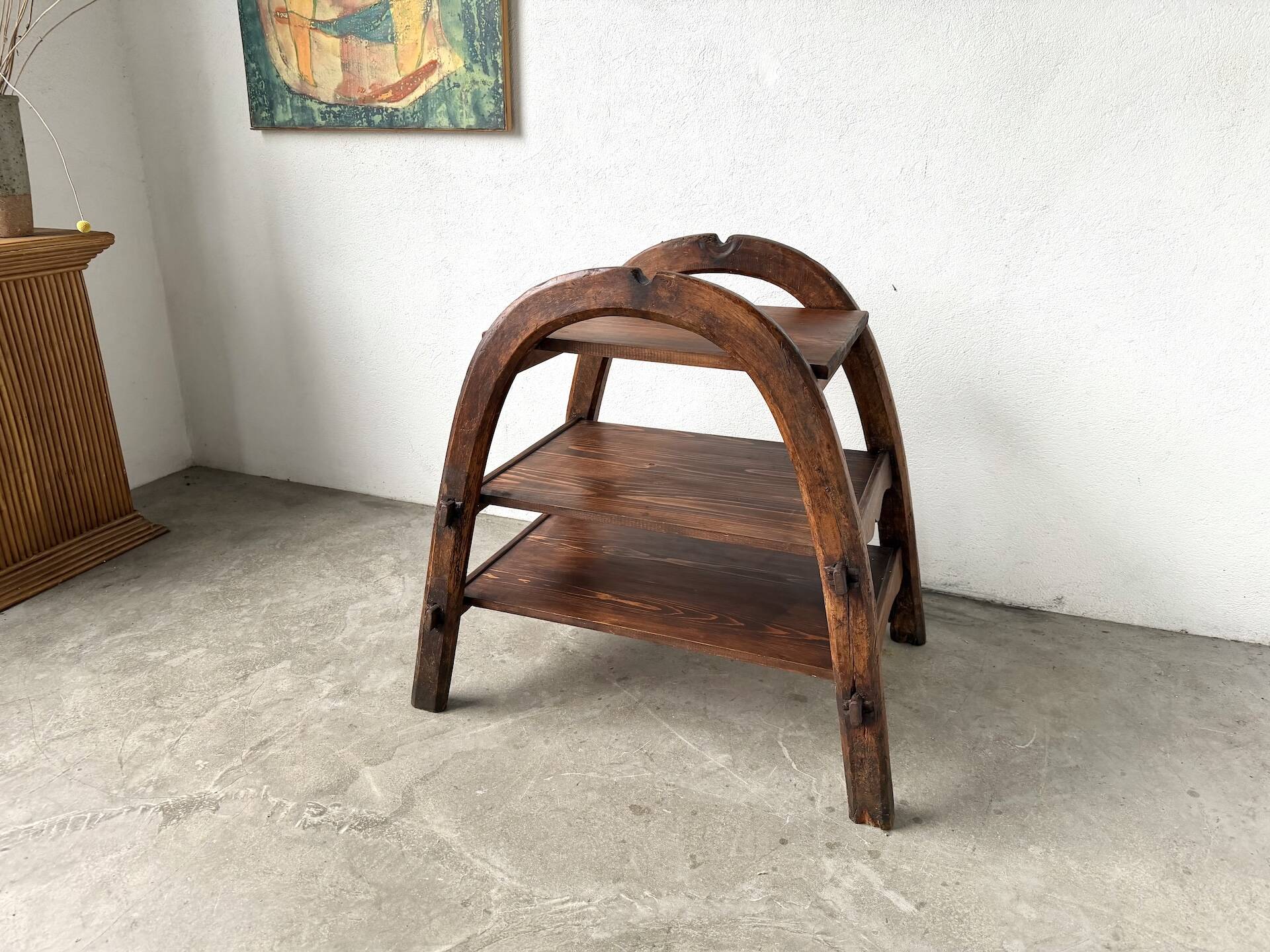Brutalist Shelf in Solid Wood