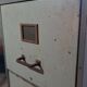 Industrial metal drawer cabinet Y.A. Chauvin Paris 1940s