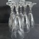Champagne flutes in cut crystal