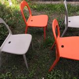 Suite of 4 chairs Vintage gondola design   Carl Öjerstam and Magnus Eleback