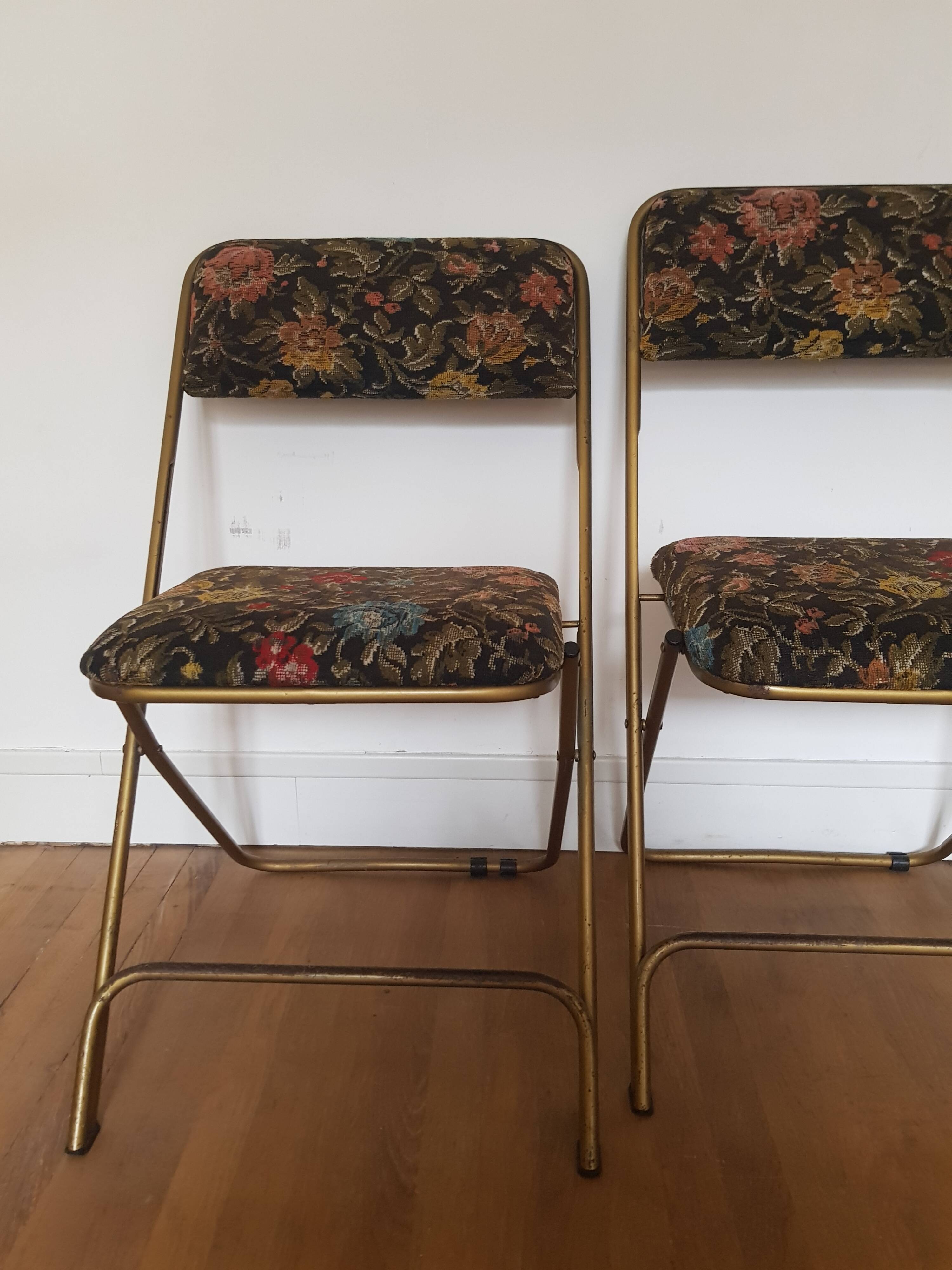 Set of 2 Lafuma folding chairs