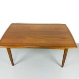 Table de Salle à Manger Extensible en Teck par Svend Aage Madsen pour K. Knudsen & Son, Danemark, années 1960
