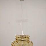 Amber crystal pendant lamp from the 60s/70s