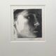 Jean-Baptiste Sécheret: original lithograph signed in pencil Portrait of Mathilde, 2002