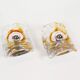 Pair of 1970's Murano glass wall sconces by AV Mazzega - 2 pairs available
