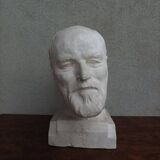 Pascal Boureille (1909-1999) Bust sculpted in plaster Male doctor