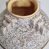 Art Deco ball vase, in tense enamel, 30s