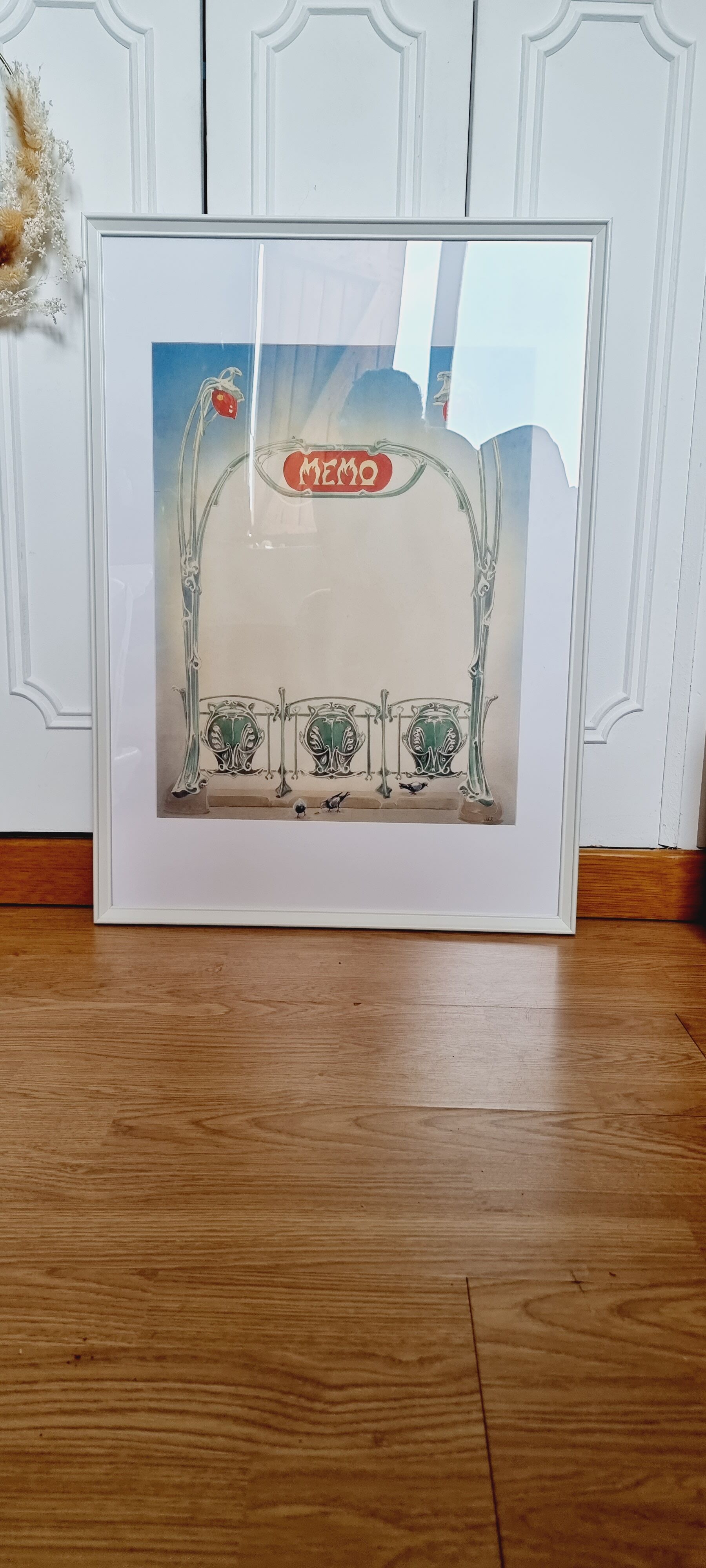 Impression d'Art Haute Qualité Aquarelle Célèbre Métro Paris