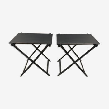 Pair of folding tables